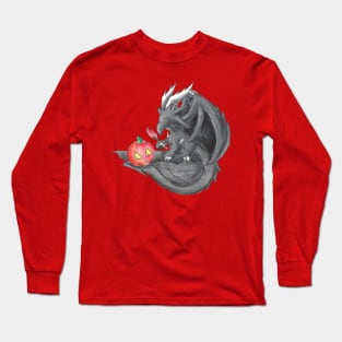 Pink Pumpkin Gargoyle Long Sleeve T-Shirt